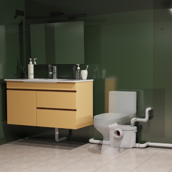 For WC & Bathroom with Extra Top Outlet